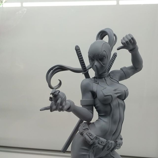 Marvel美少女 レディ デッドプール フィギュア原型公開 Figure News Marvel美少女 レディ デッドプール フィギュア原型公開 Figure News
