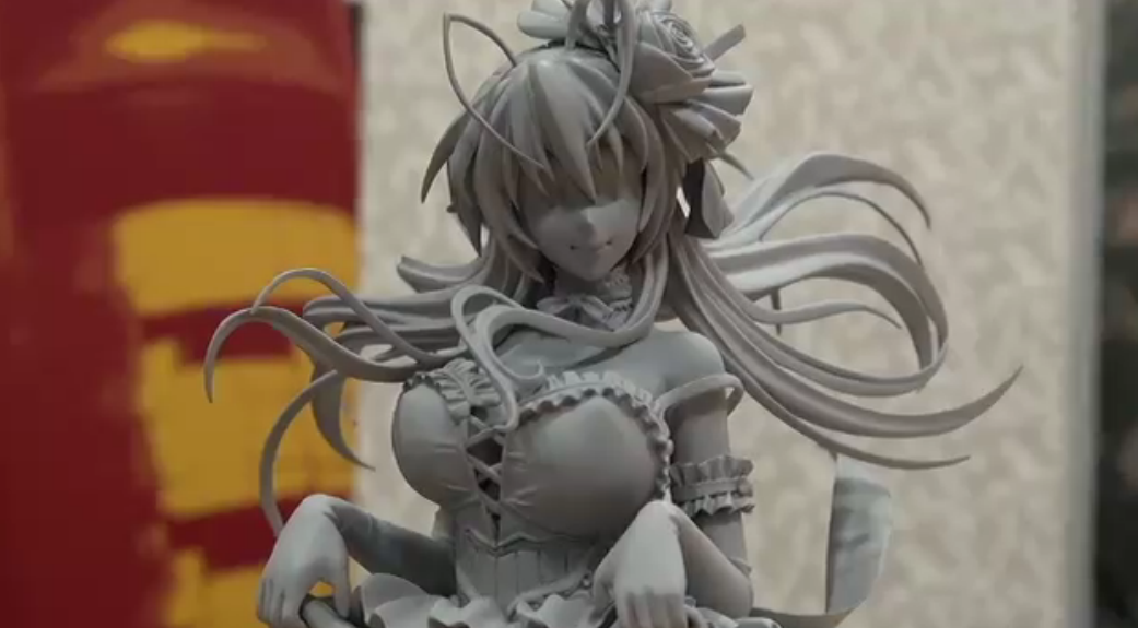 装甲悪鬼村正 Amakuni 三世村正 ウエディングver フィギュア原型公開 茶々丸の花嫁姿も作るらしい Figure News