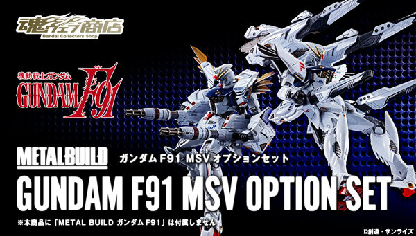 ブラック系満点の メタルビルド ガンダムf91 Msvオプションパーツ セット コミック アニメ フィギュアブラック系 21 210 Eur Artec Fr
