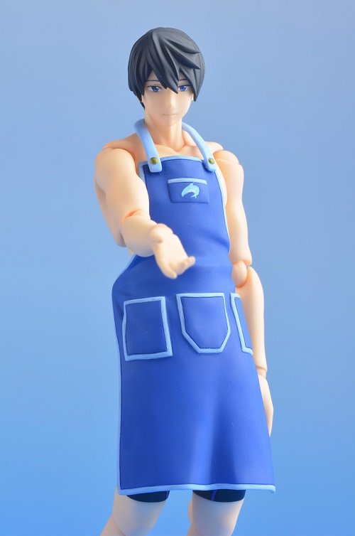Free Figma 七瀬遙 フィギュアの水着エプロン画像が追加公開 Figure News