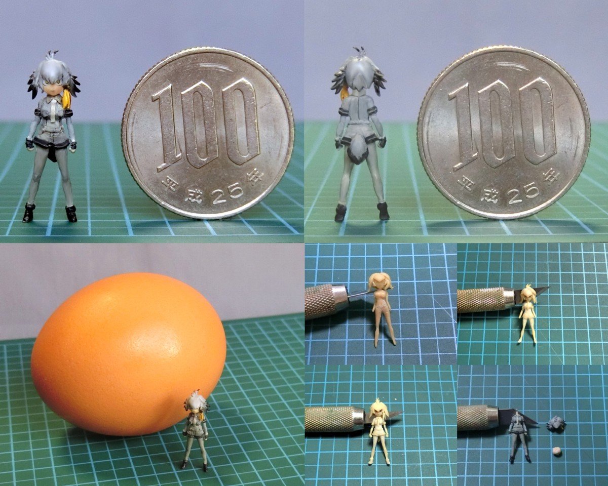 百円玉の人 けもフレの ハシビロコウ を百円玉の人が造られる 鋭い目つきも再現 Figure News