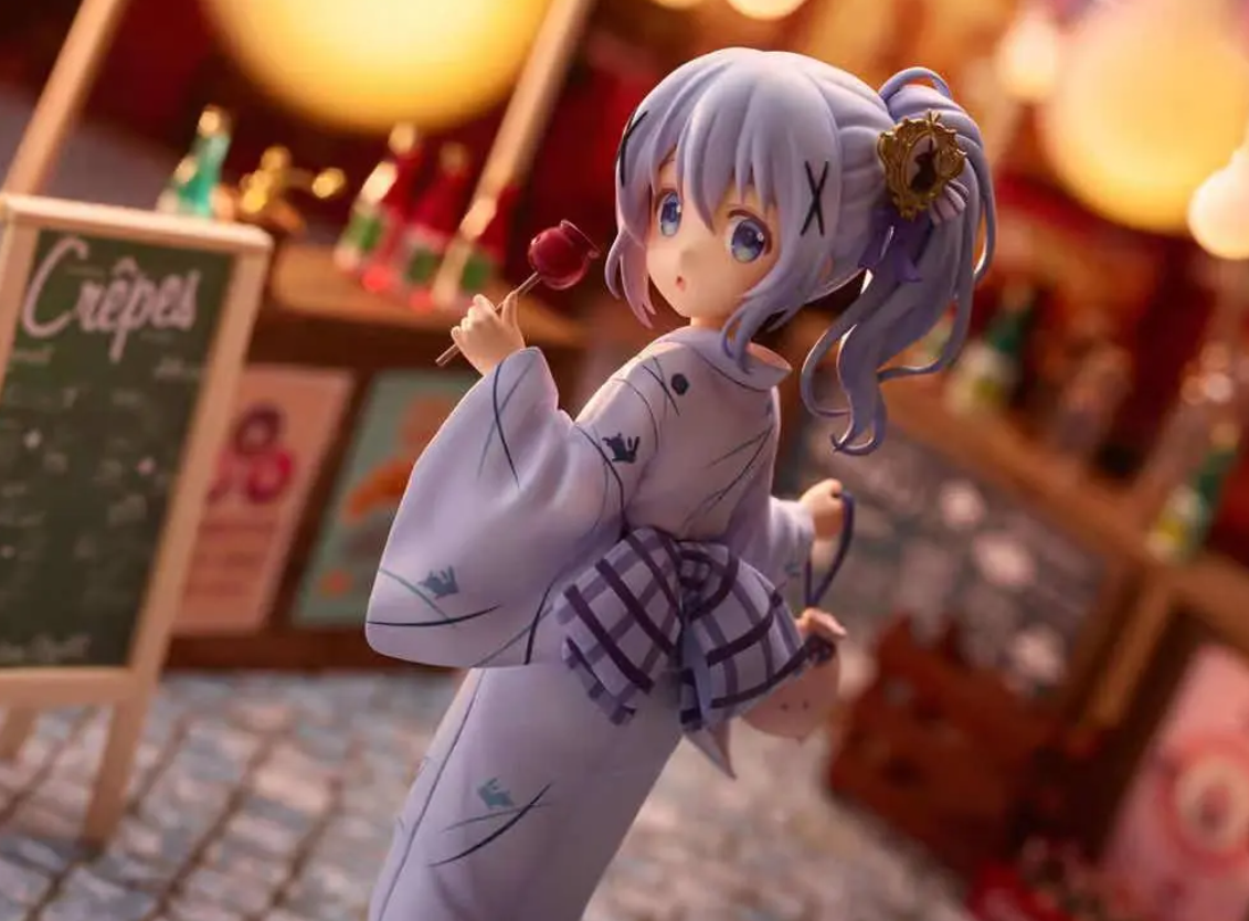 ごちうさ プラム チノ Summer Festival フィギュアが直販限定で予約開始 浴衣チノ単体のほかココアとの２体同梱セットもあり Figure News