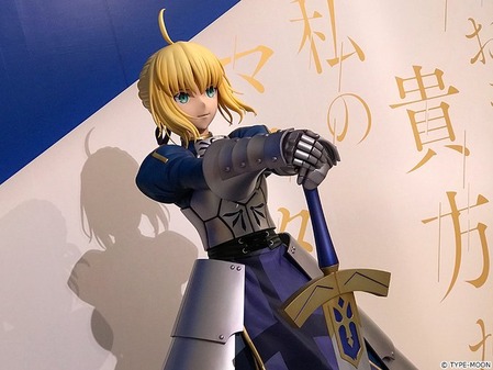 Fate Type Moon展で セイバー 1 1立像が展示 Figure News