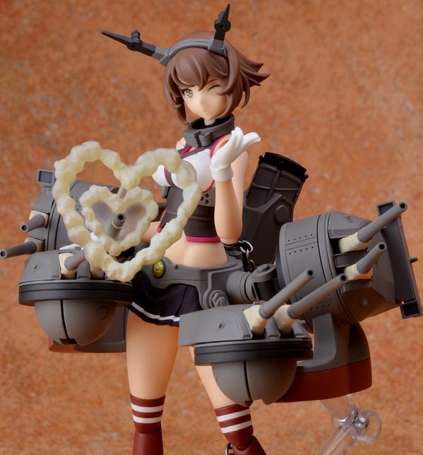 艦これ Figma 陸奥 のグッスマオンライン特典はハート型の 爆煙エフェクト Figure News