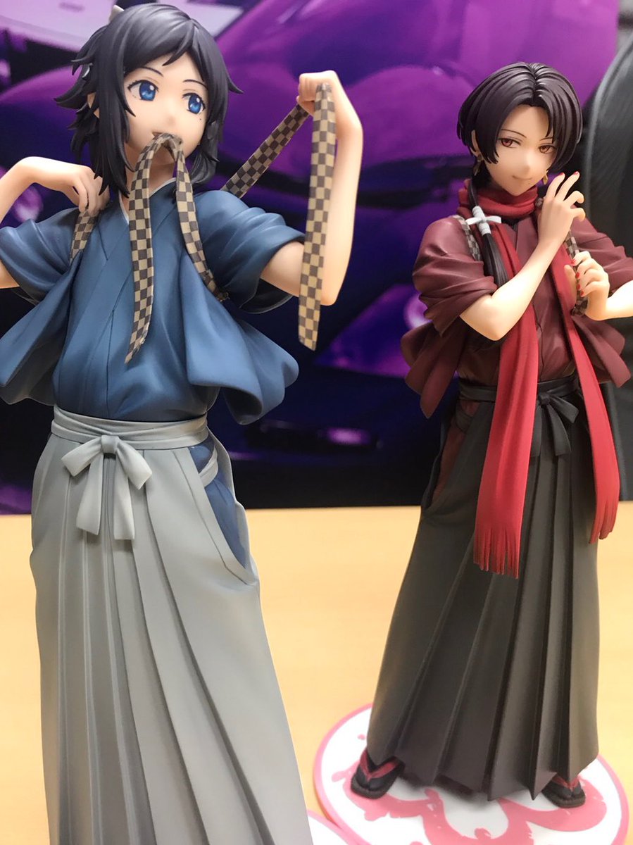 刀剣乱舞 花丸 リボルブ 加州清光 大和守安定 内番ver フィギュア彩色原型 監修中 公開 Figure News