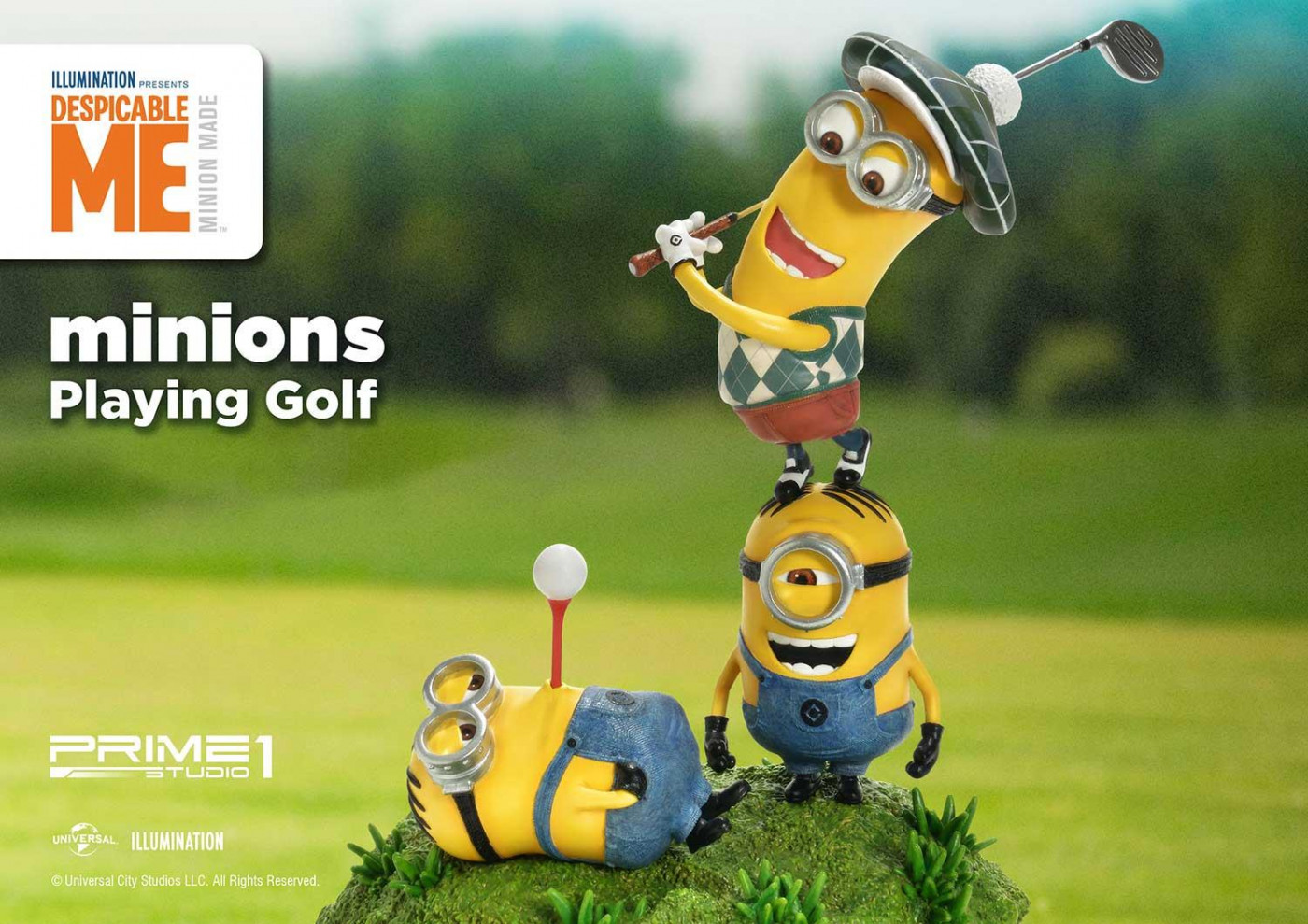 ミニオンズ プライム1スタジオ ミニオンゴルフ フィギュア予約開始 コレクションしやすいサイズ感で登場 Figure News