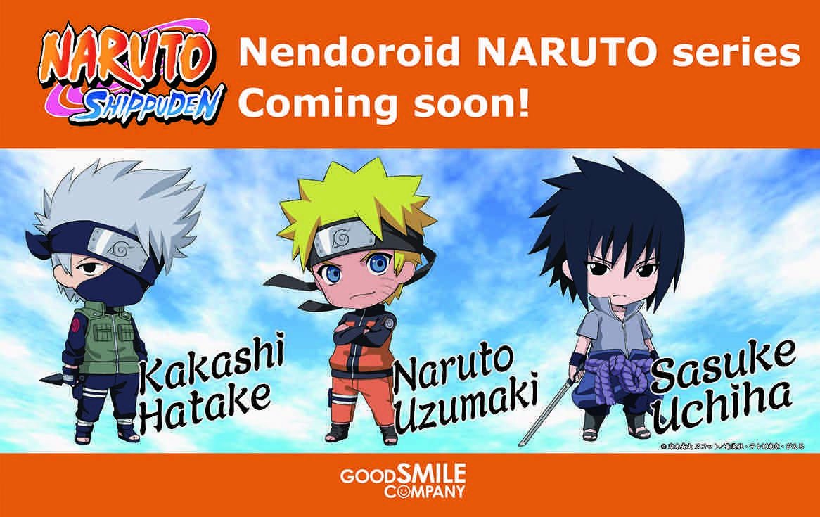 ねんどろいど Naruto 製作決定 ナルト サスケ カカシ のねんどろイラストも公開 Figure News