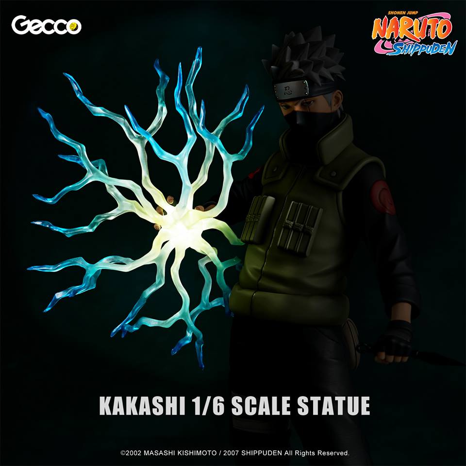 Naruto Gecco はたけカカシ 1 6スケールスタチュー 彩色画像チラ見せ Figure News