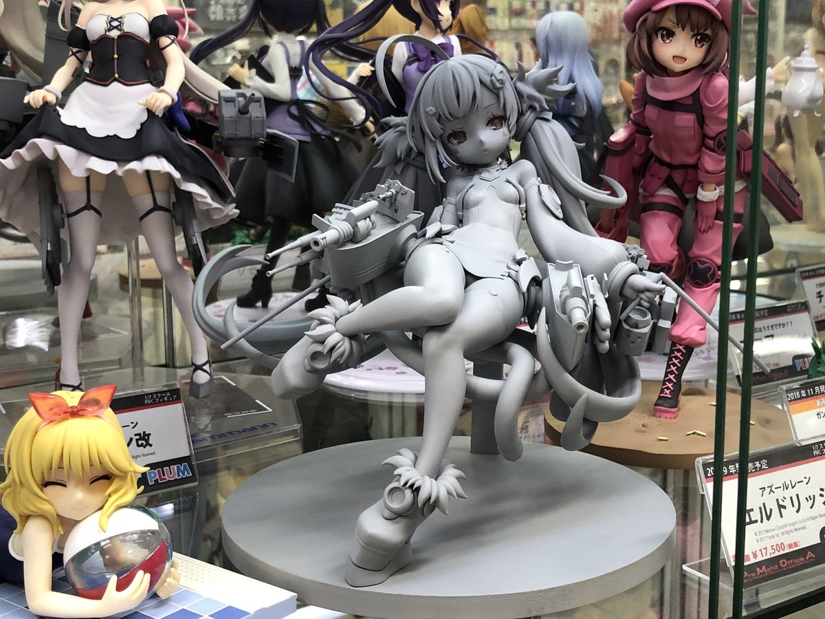 アズレン プラム エルドリッジ フィギュア最新原型が秋葉原展示に 価格情報も公開 Figure News
