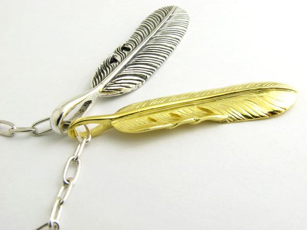 羽生結弦選手風 ゴールドがゴージャス！フェザーネックレス