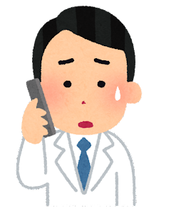 hyoujou_doctor_phone_man_worry
