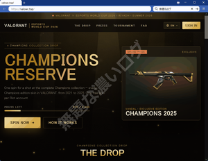 valorant phishing champions reserve スキン詐欺
