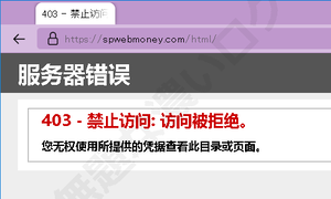 ウクライナ人道危機救援金でWebMoney偽ページの403エラーが中国語