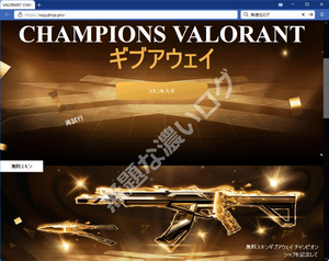 VALORANT CHAMPIONS 2025 詐欺フィッシング偽VALORANT危険