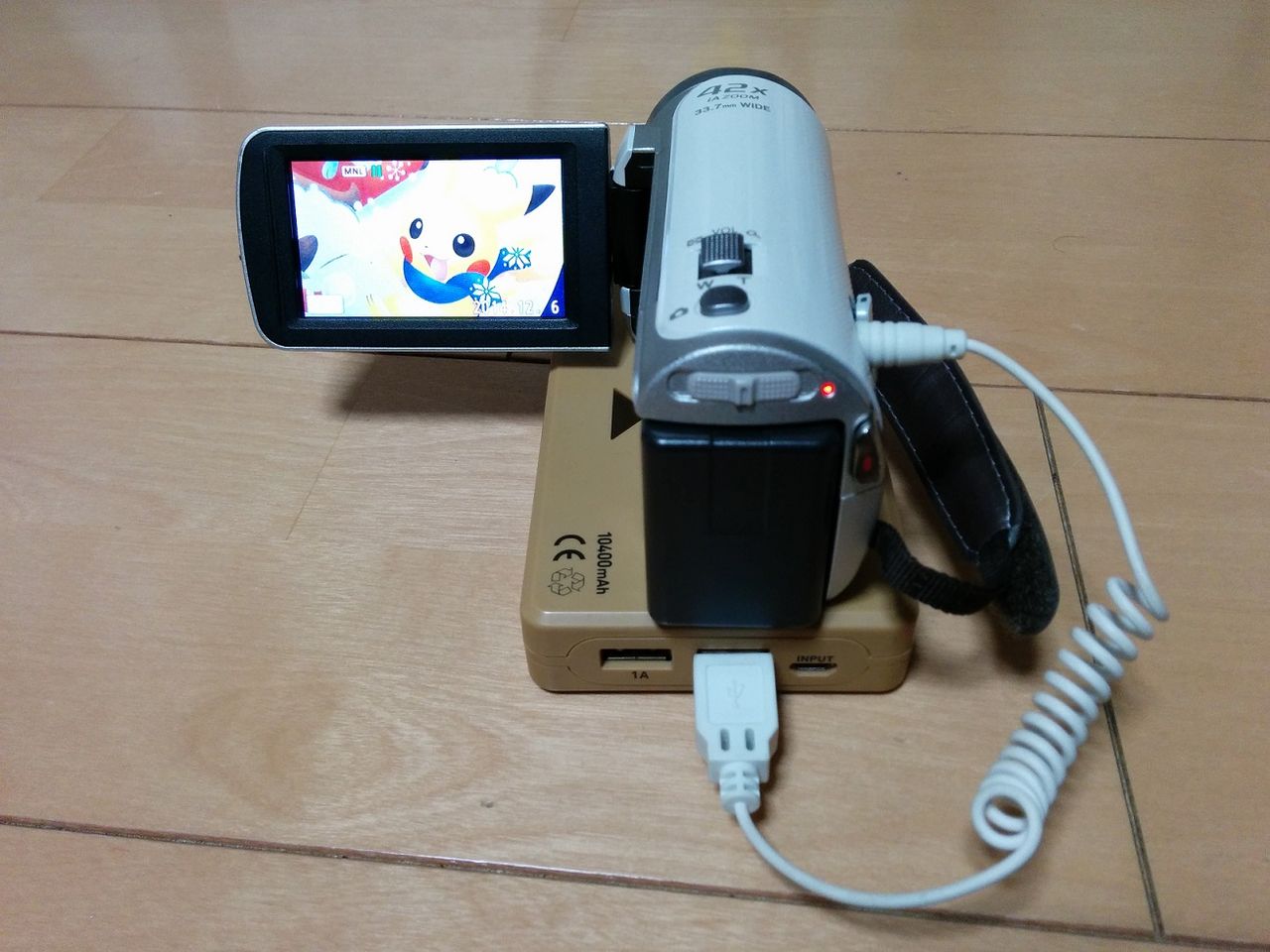 ビデオカメラの充電をusbモバイルバッテリーでやってみよう うおのめセカンド ビデオカメラの充電をusbモバイルバッテリーでやってみよう うおのめセカンド