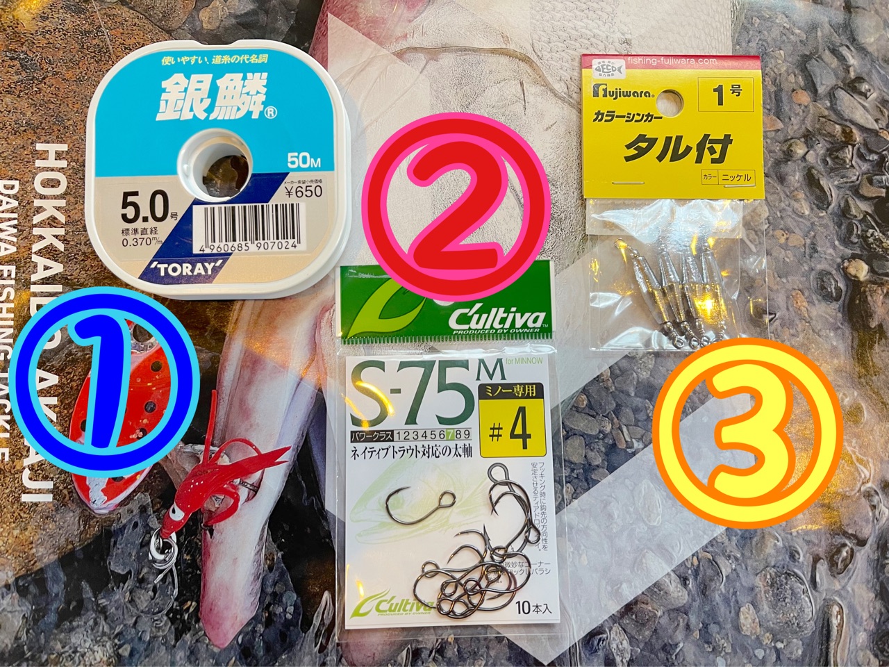 年明けのサクラマス狙いのための泳がせ釣り仕掛け作り 作り方も紹介 東の蝦夷の釣りぶろぐ