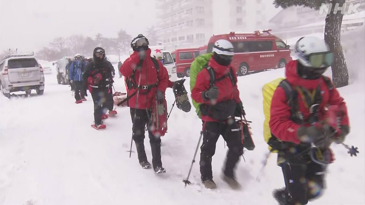 高湯温泉のホテル支配人ら行方不明：福島県警の捜索の状況