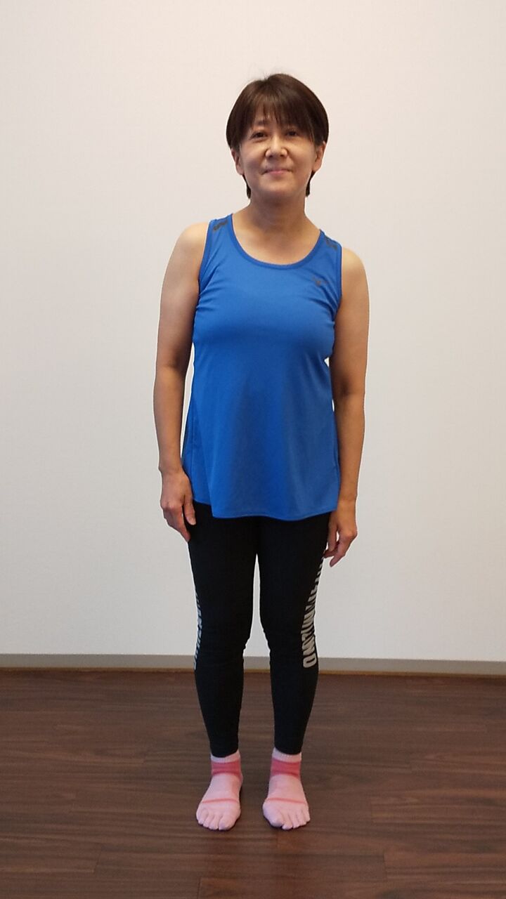 肩の高さを見てみよう Fitness Guide 健康づくり案内人