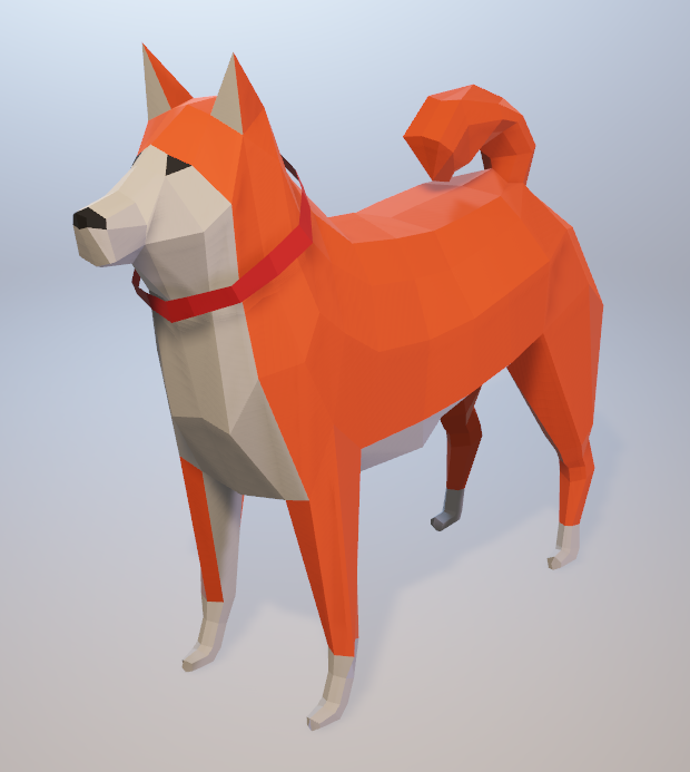 Blenderで犬のモデルを作った 気ままな備忘録的な何か