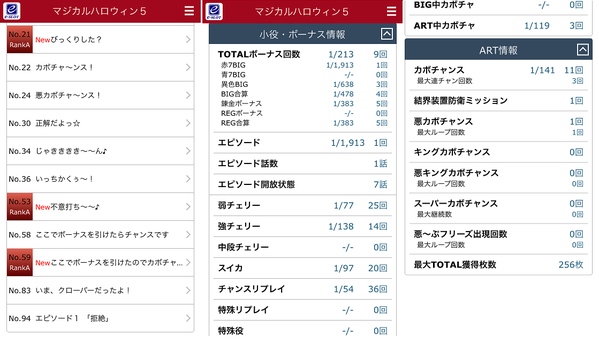 e-slot記録