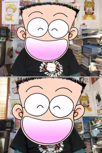 谷村顔