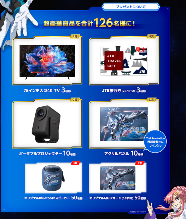 eF機動戦士ガンダムSEEDクライマックスのPV視聴キャンペーンの賞品が豪華すぎると話題ｗｗｗｗｗ導入は8月！？