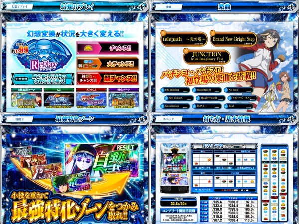 スマスロ禁書目録2機種情報1