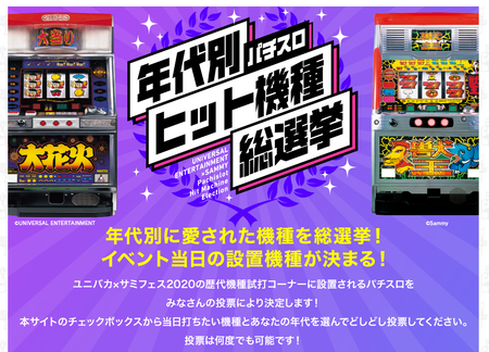 年代別パチスロヒット機種総選挙