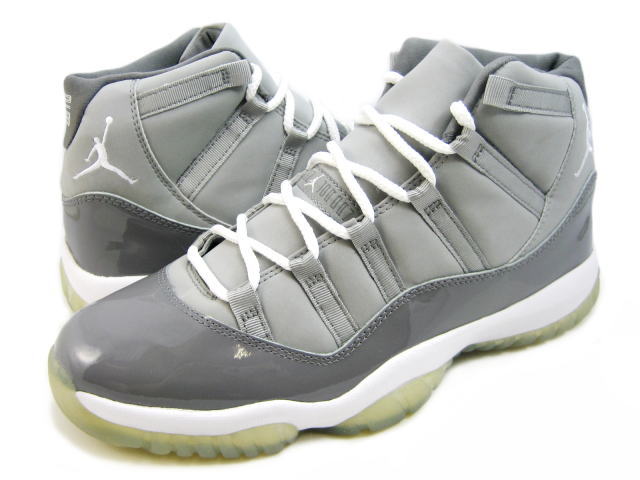 NIKE Air Jordan 11 XI Retro Cool Greys Grey White 136046-011