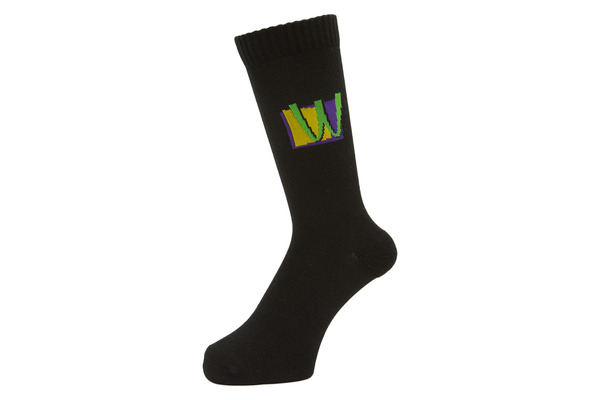 POISON SOCKS BLACK 1