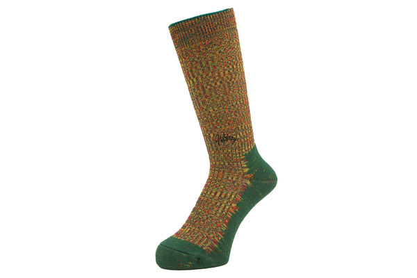 DOUBLE JACQUARD EMJAY SOCKS GREEN 1