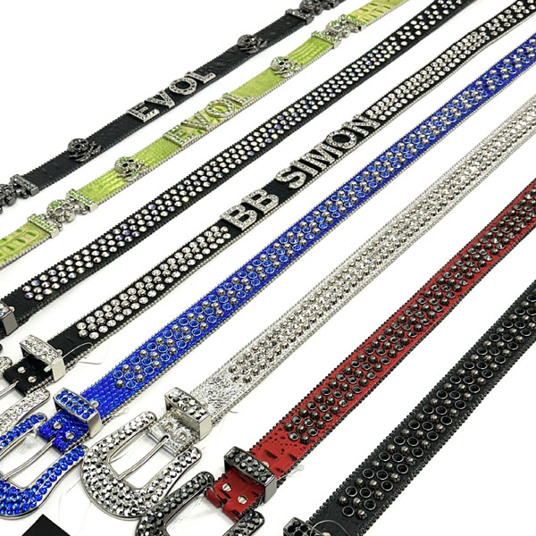 b.b. Simon ウォレットチェーン Chain Wallet - White bb Pattern - B.B. Simon®