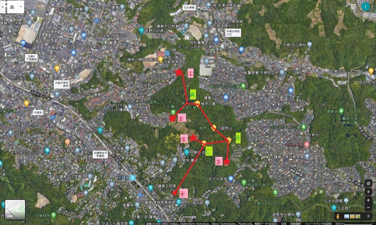 鎌倉六国見山ハイキングコース ルートまとめ Tokyofreqのblog