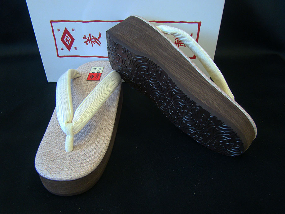 時代屋 新品 24.0ｃｍ 夏にも最適 菱屋 カレンブロッソ カフェ草履 日本製 Ｚｓ783