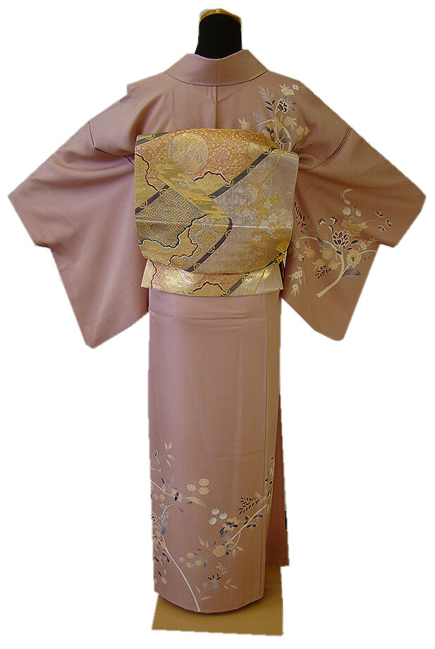 時代屋 新品 訪問着に！縮緬地 帯揚・帯〆セット正絹 未使用