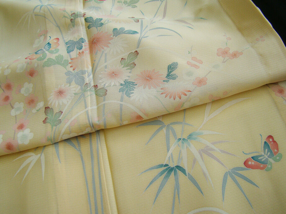 時代屋 新品 夏物 当店仕立 裄70.1 ロング寸 駒絽 訪問着 正絹 未使用 160cm～168cm Ｈｓ296