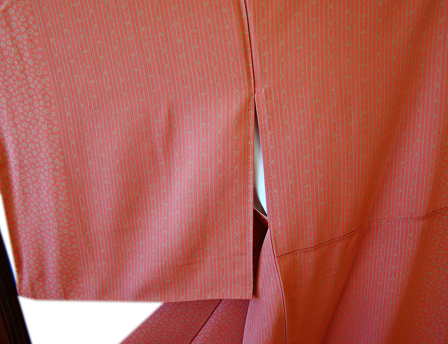 時代屋 裄69.0cm ロング寸 お茶事 一越地 江戸小紋 袷 正絹 未使用 158cm~165cm KK460