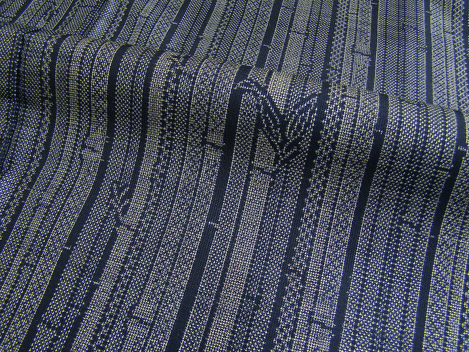 時代屋 裄64.4ｃｍ 大島紬 櫛織 袋帯 帯揚げ 帯〆 ４点 セット 正絹 仕立上り 袷 150ｃｍ～156ｃｍ TT276