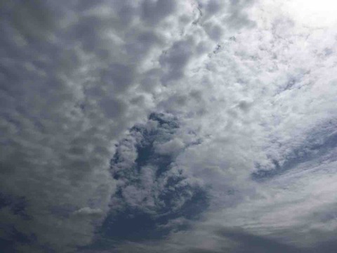 今日の空