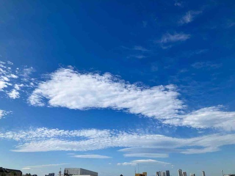 今日の空