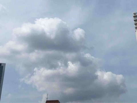 今日の空
