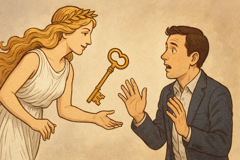 女神に選ばれた男性