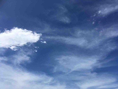 今日の空