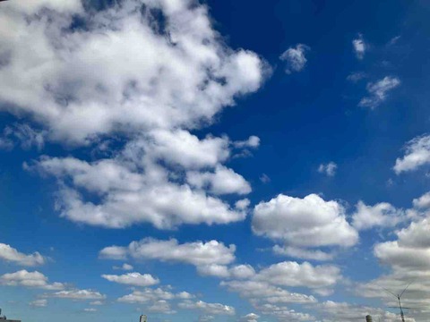 今日の空