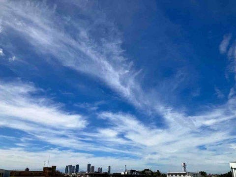 今日の空