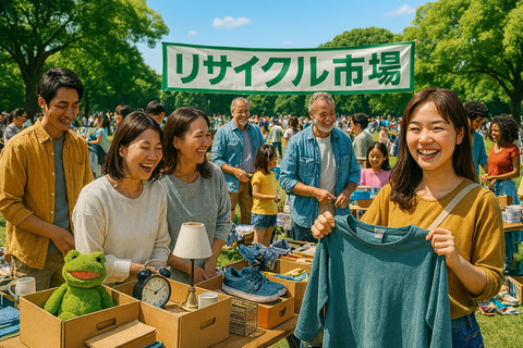 リサイクル市の様子