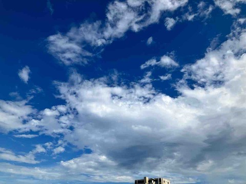 今日の空