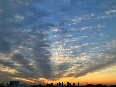 今日の空