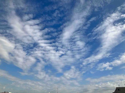 今日の空