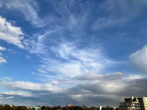 今日の空